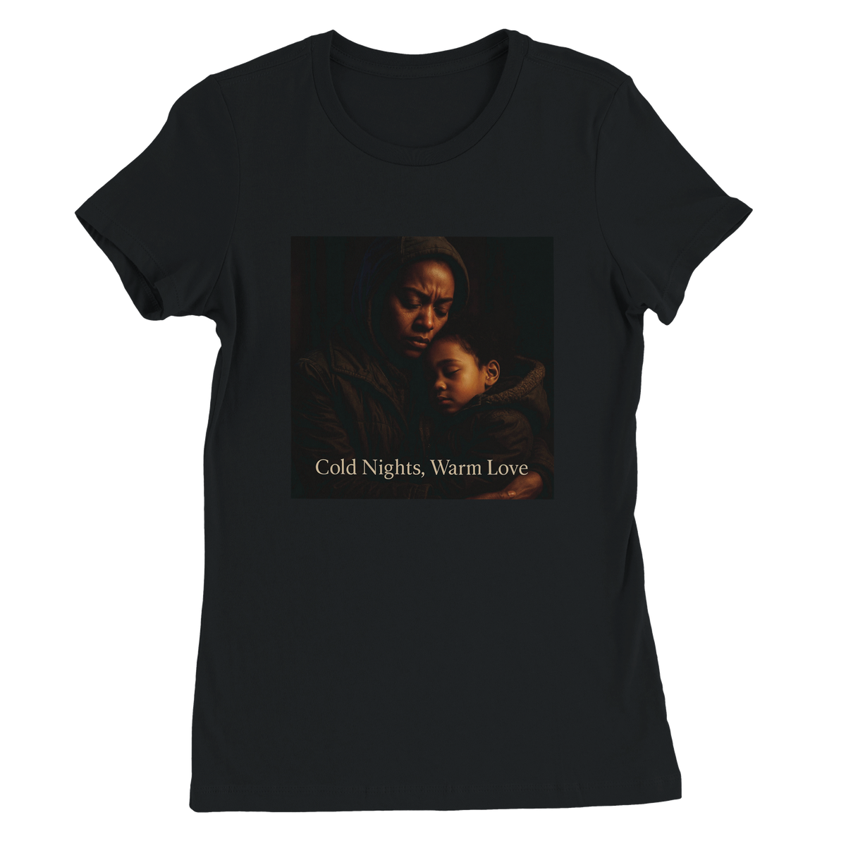 Cold Nights, Warm Love - Women’s Cut T-Shirt