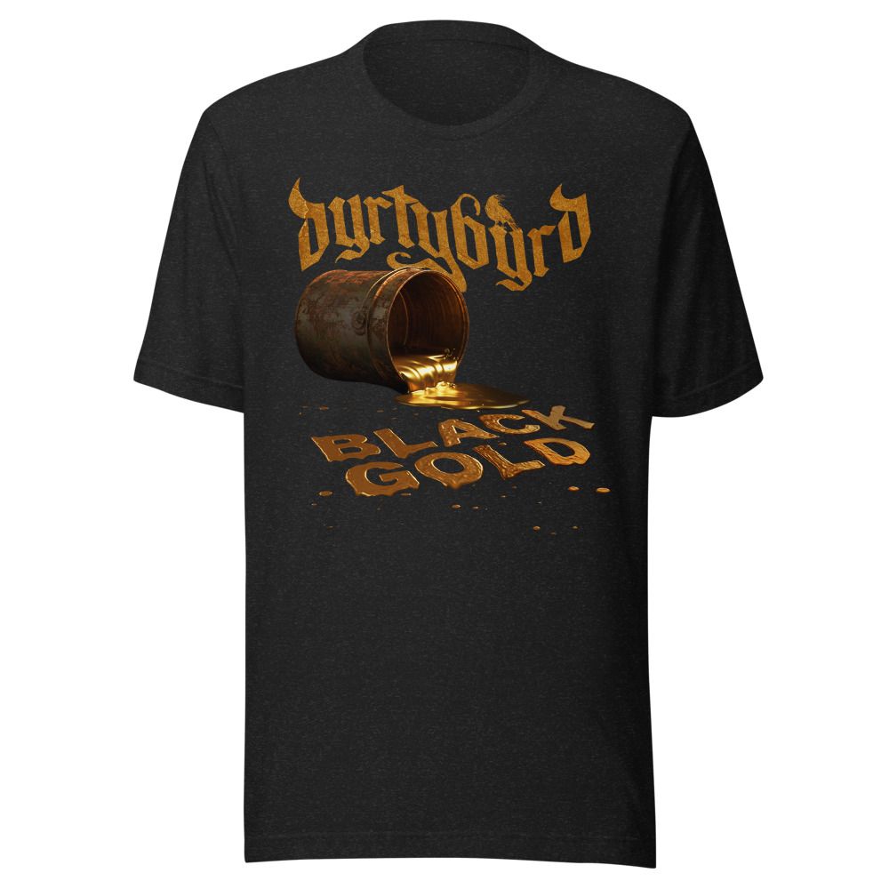 dyrtybyrd Black Gold t-shirt