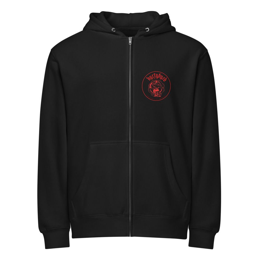 dyrtybyrd full zip hoodie