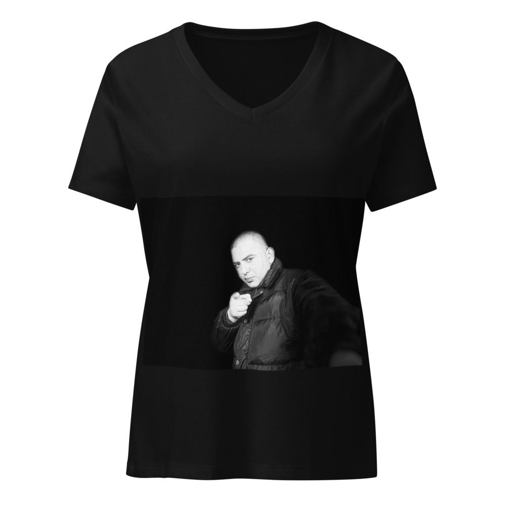 Women's Relaxed V-Neck T-Shirt | Bella Canvas 6405CVC