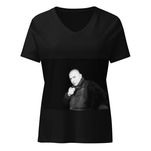 Women's Relaxed V-Neck T-Shirt | Bella Canvas 6405CVC