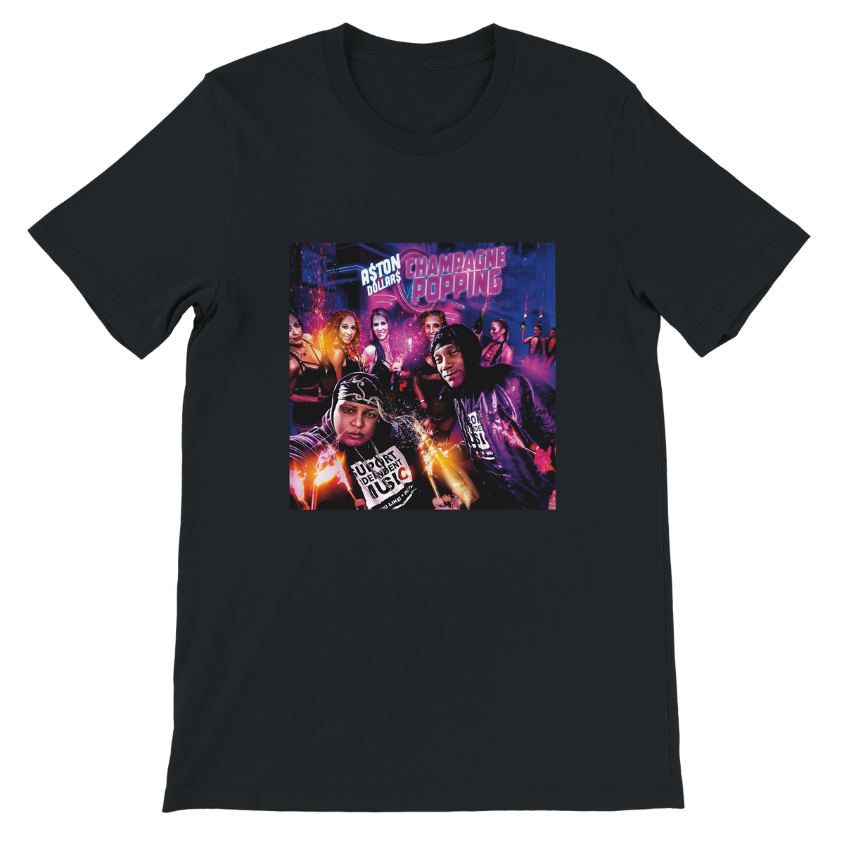 CHAMPAGNE POPPING (Radio Edit) - Unisex T-Shirt