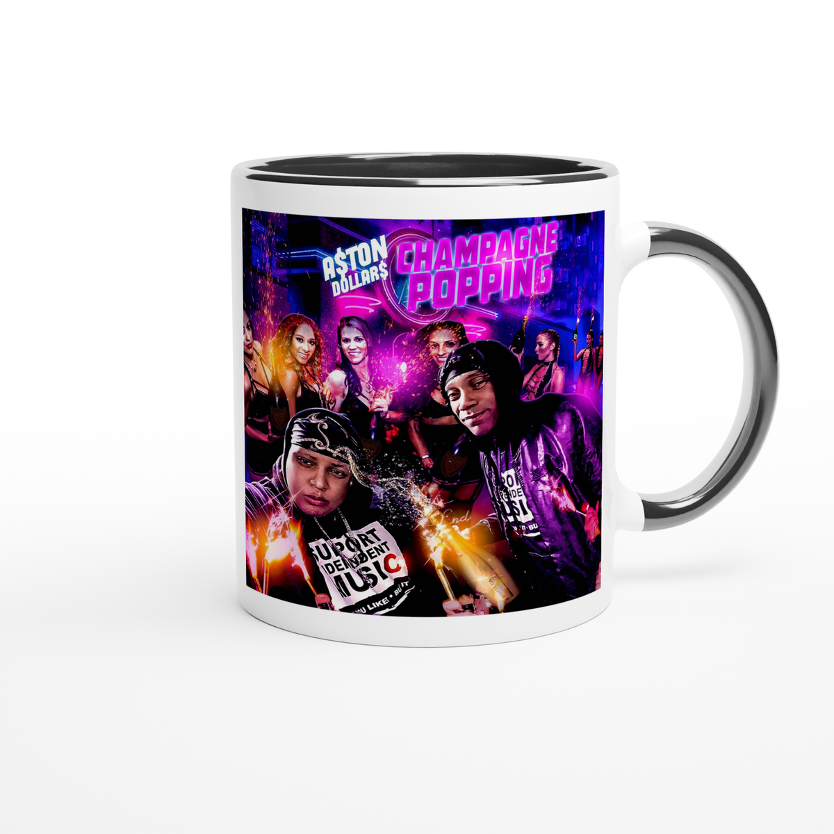 CHAMPAGNE POPPING (Radio Edit) - Ceramic Mug