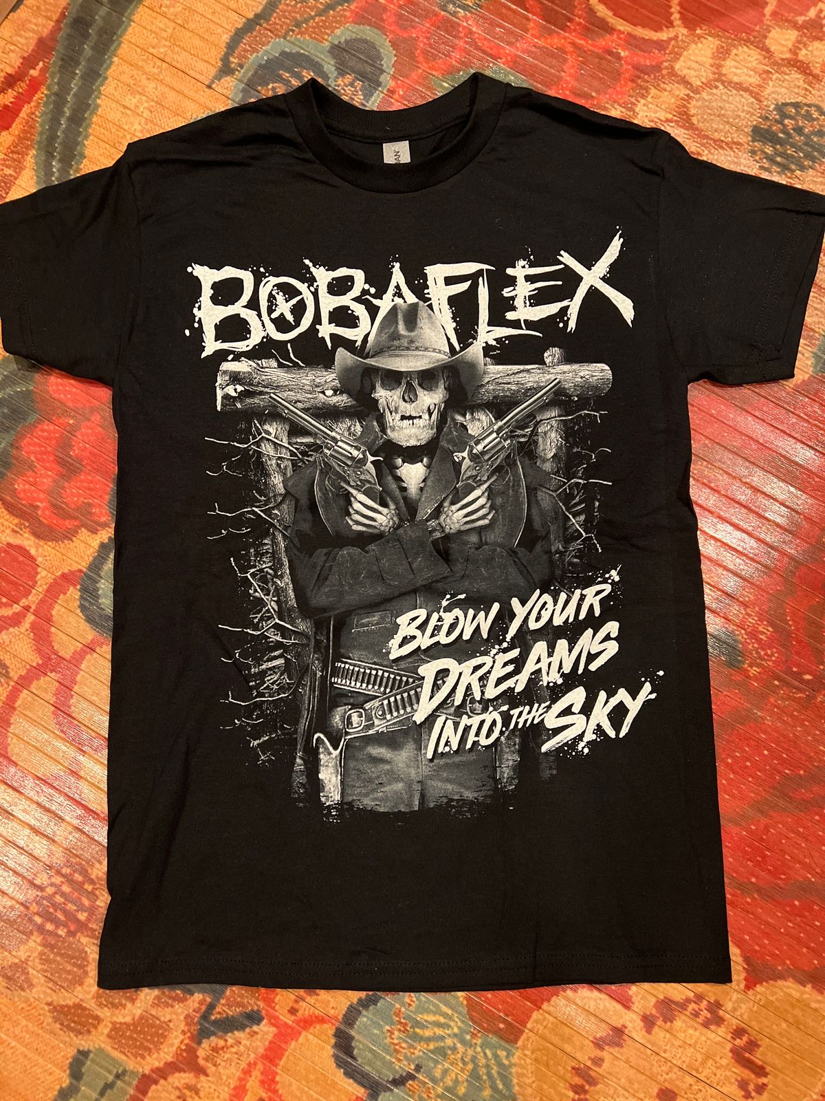 BOBAFLEX バンドTシャツ ブラック GILDAN ロックT 黒 M レア BOBAFLEX - Store
