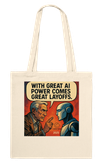 With Great AI Power Comes Great Layoffs - Tote bag