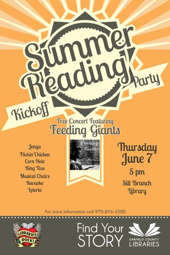 Silt Branch Libray Summer Kick off Party

