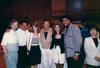 Butterfly with Earth Wind & Fires band members
