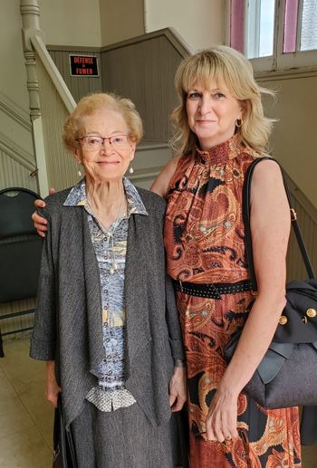 My piano teacher, Colombe Théroux.
