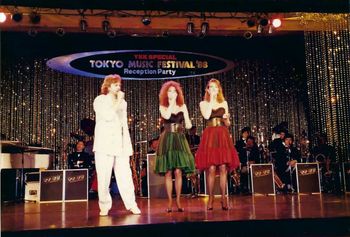 On stage at the Tokyo Festival

