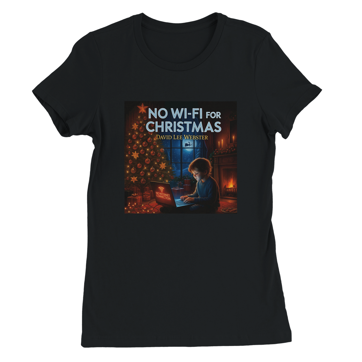 No Wifi For Christmas - Women’s Cut T-Shirt