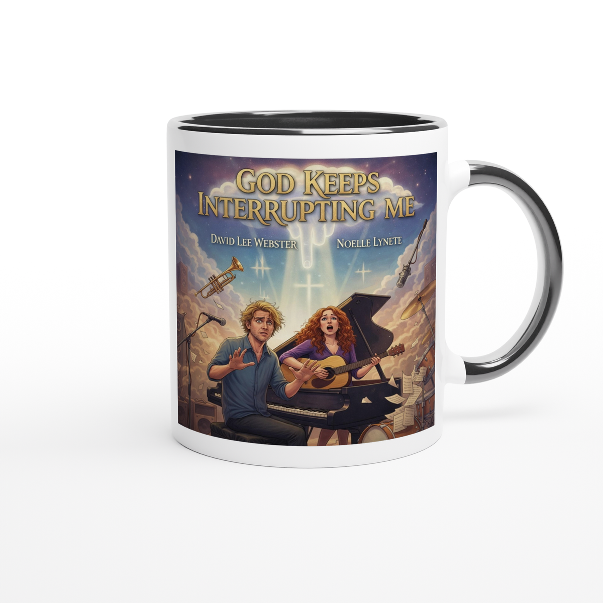God Keeps Interrupting Me - Ceramic Mug