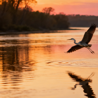 Flight of the Heron by Joy Boole