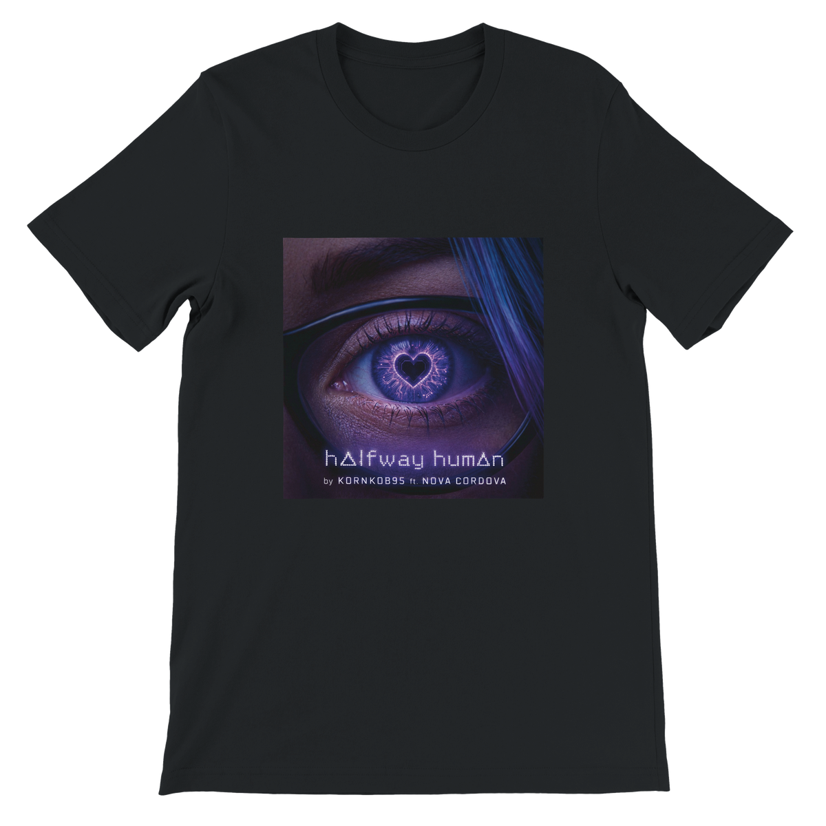 h∆lfway hum∆n (feat. Nova Cordova) - Unisex T-Shirt