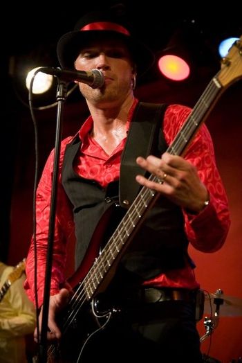 Med bandet "The Prince Experience" på Fasching.
