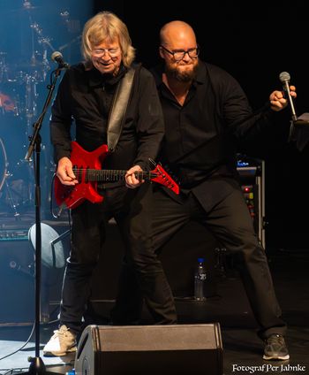 Med Janne Schaffer. Foto: Per Jahnke
