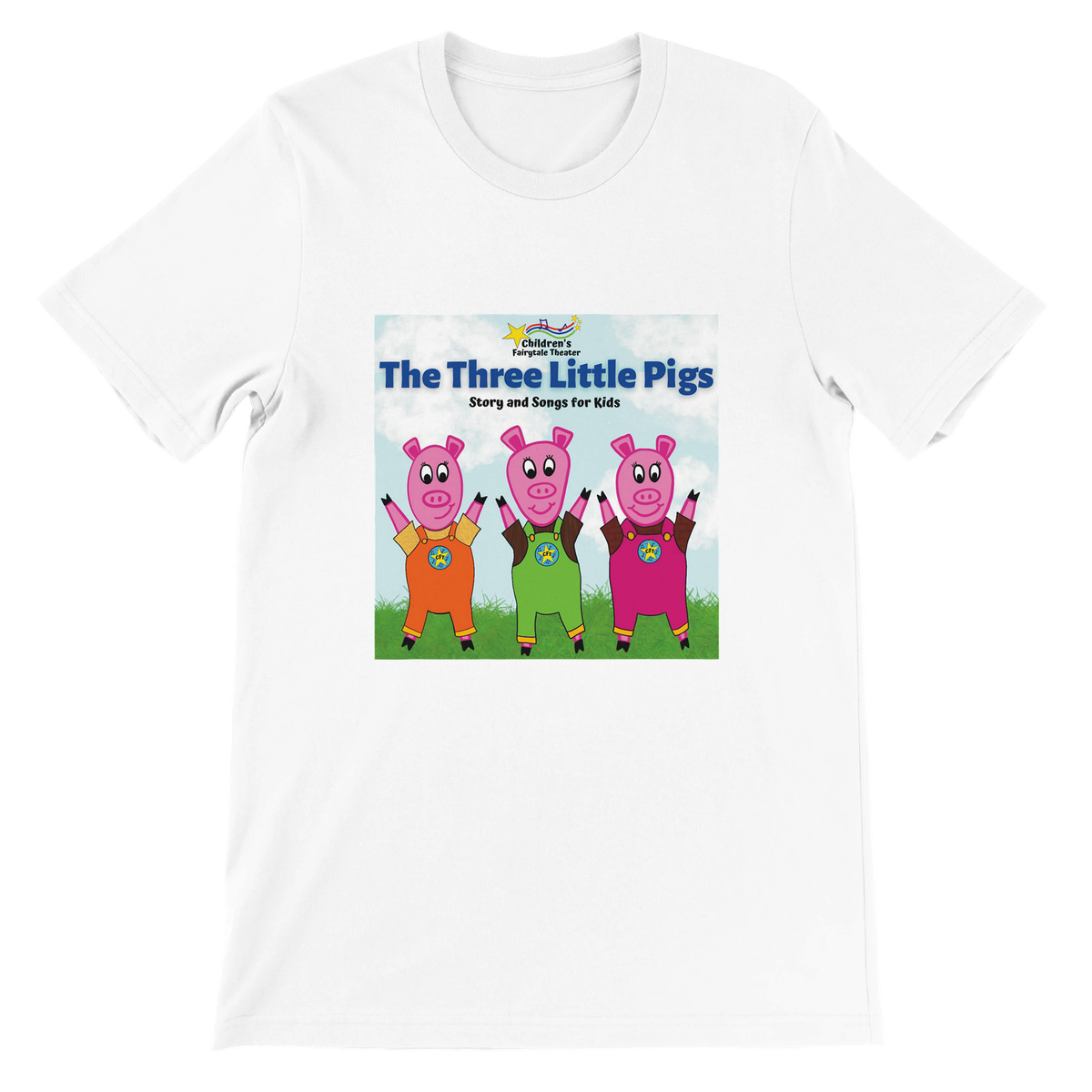The Three Little Pigs: Story and Songs for Kids - Unisex T-Shirt