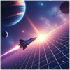 Cosmic Drift (feat. SunCasa) - Fine Art Poster