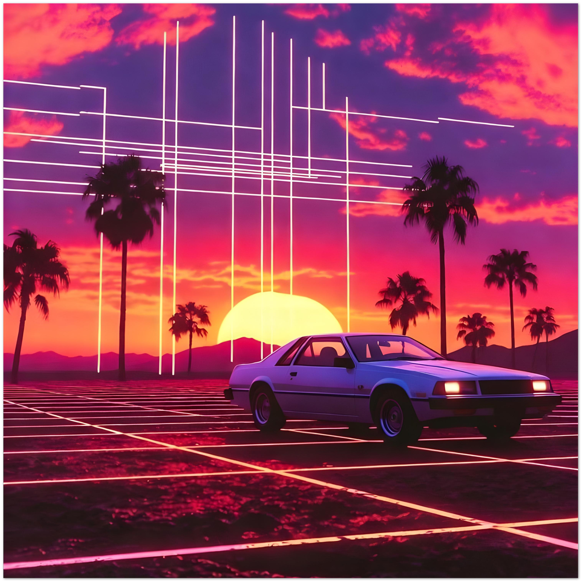 Static Motion (feat. SunCasa) - Fine Art Poster