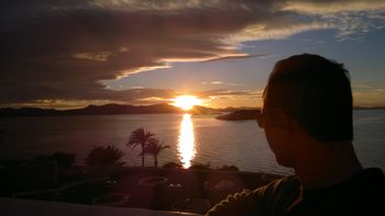 Recording demos for "Big Mum, Little Mum" - in La Manga, Spain.
