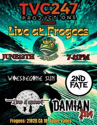 TVC247 Presents LIVE AT FROGEES