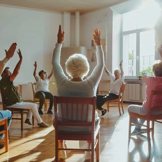 Senior living community setting representing ZONO disinfecting and sanitizing cabinet use in care facilities