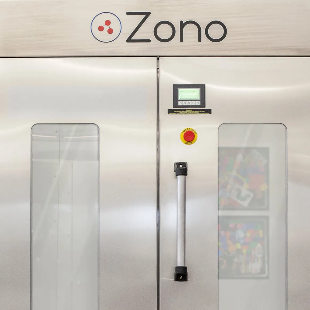ZONO ozone disinfecting and sanitizing cabinet designed for institutional and government facility use