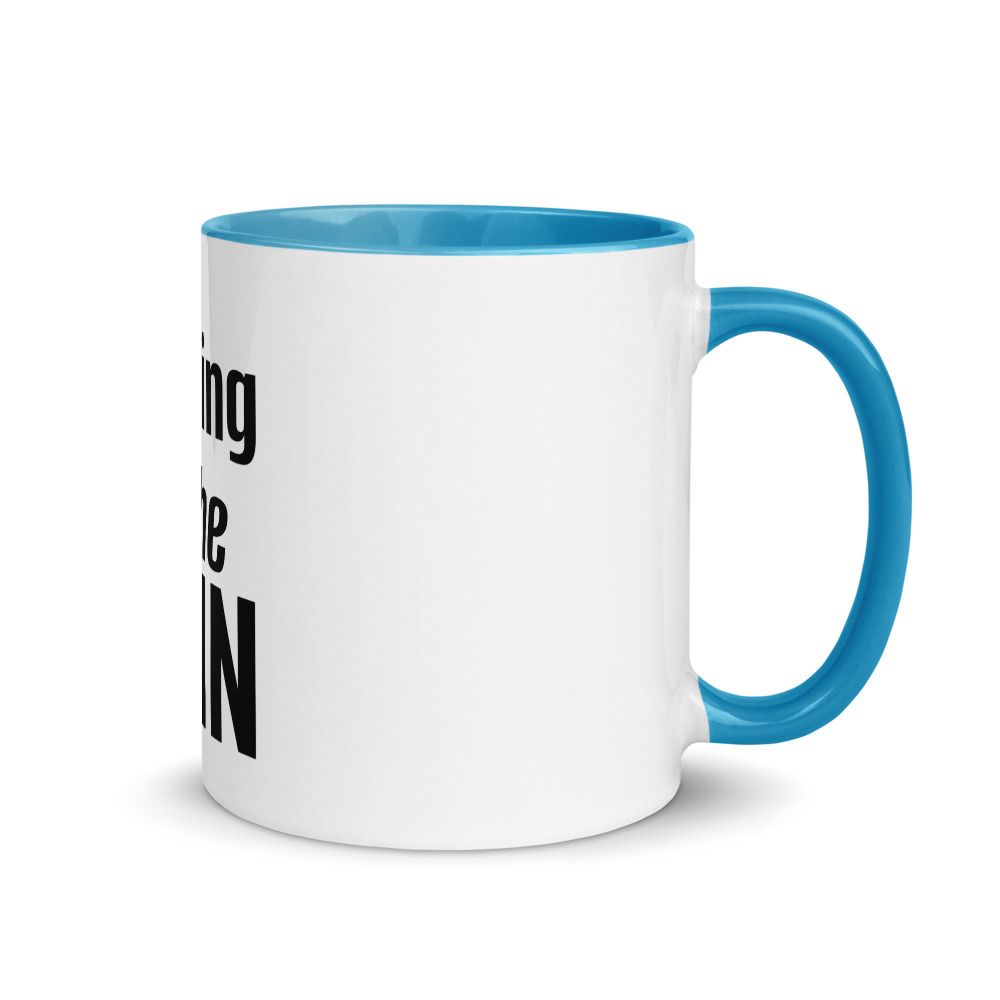 Walking In The Rain Ceramic Mug