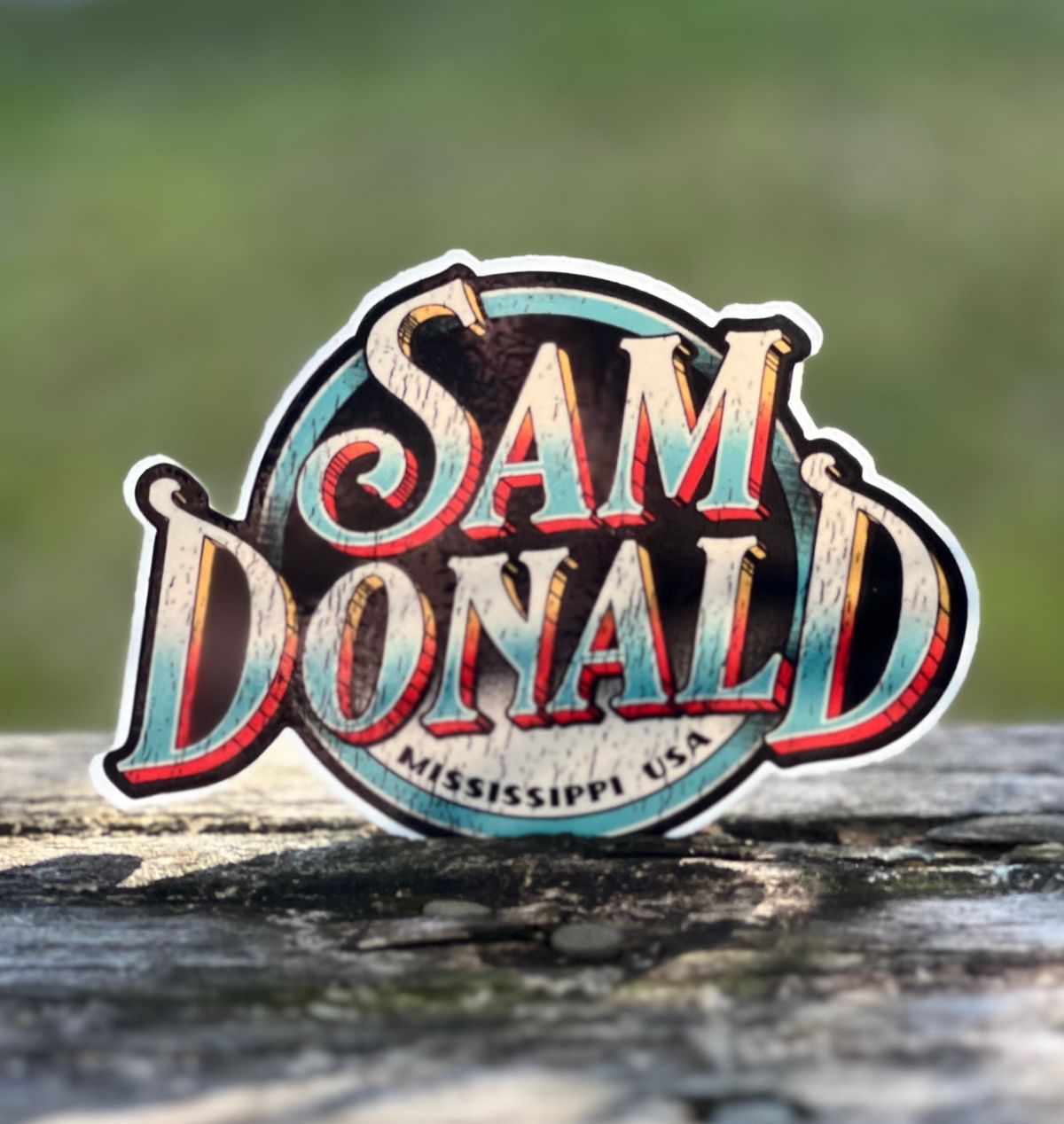 Sam Donald Logo Sticker