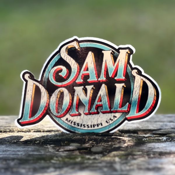 Sam Donald Logo Sticker