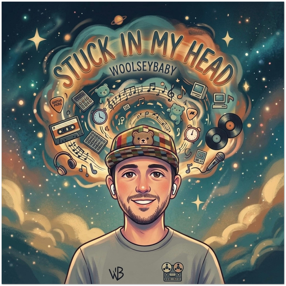 Stuck In My Head - Fine Art Poster