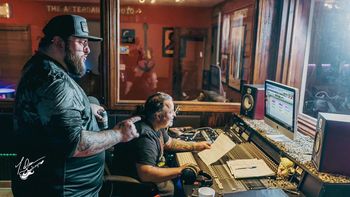 Donny Hammonds & Bear listening to the Playback!

