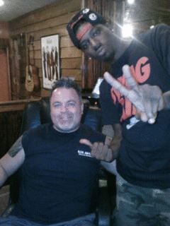 Donny Hammonds & LeBron (Drummer for Lil' Wayne)
