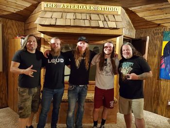 Nick Gibson (has played with Lauren Alania, Luke Combs and many more), Andrew Davis from Them Dirty Roses, Frank Ford from Them Dirty Roses & Donny Hammonds
