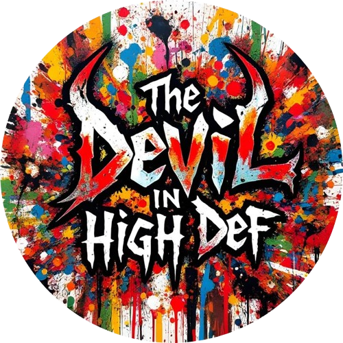 The Devil in High Def 3" Sticker