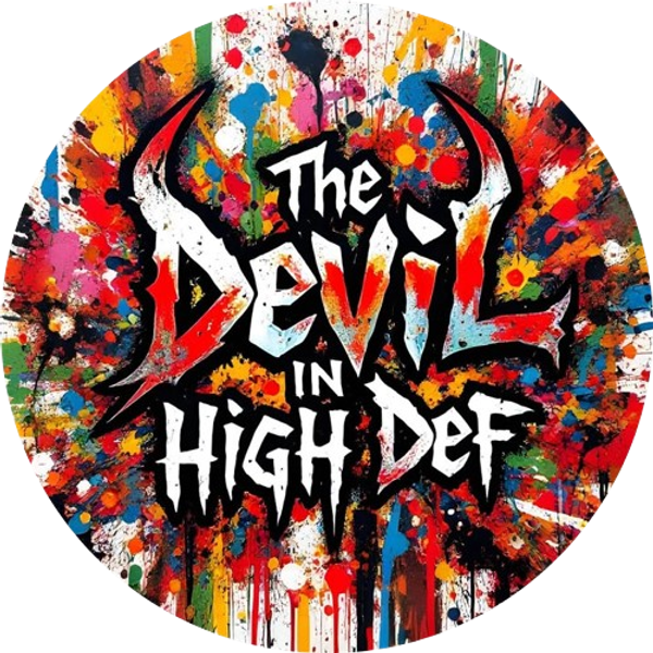 The Devil in High Def 3" Sticker