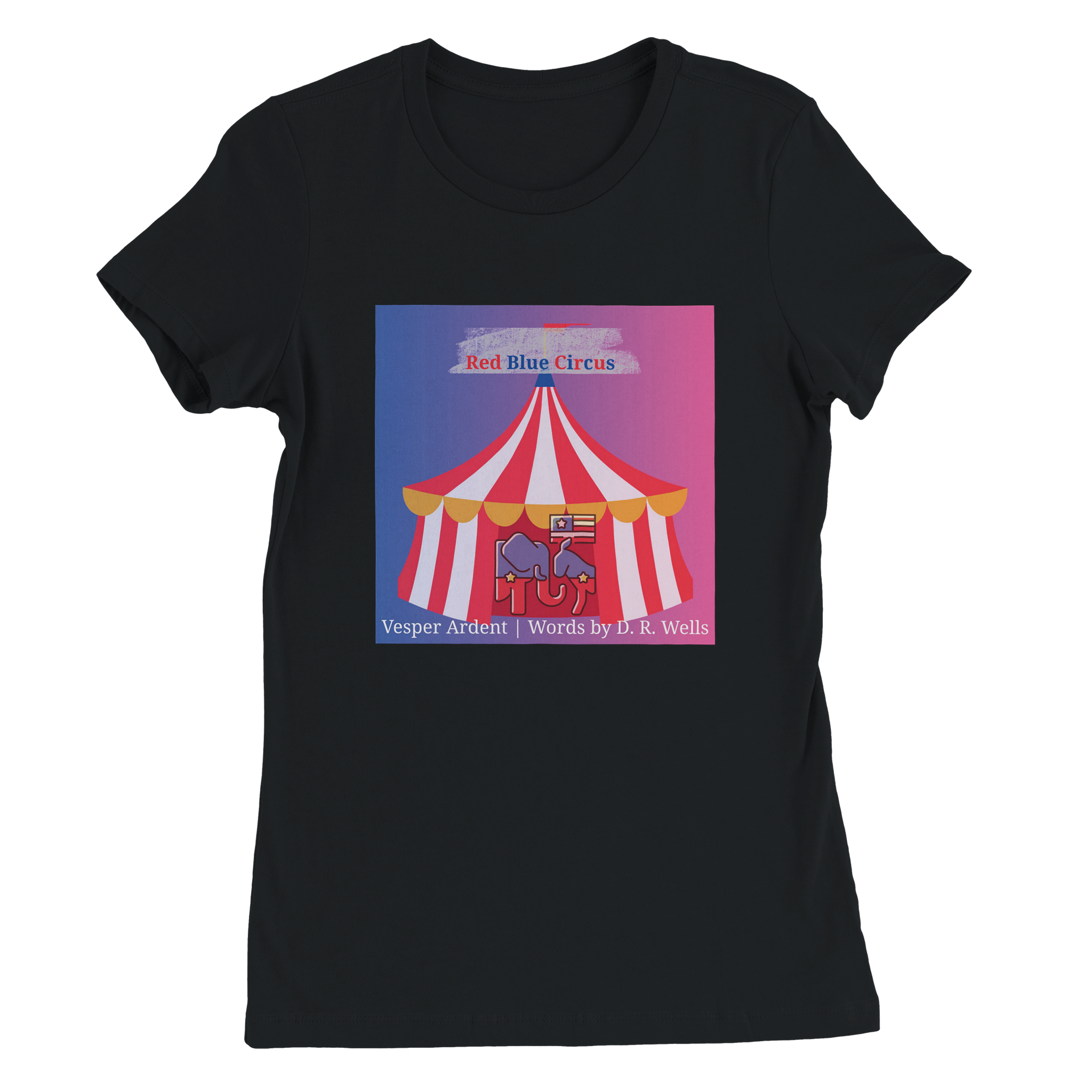 Red Blue Circus - Women&rsquo;s Cut T-Shirt