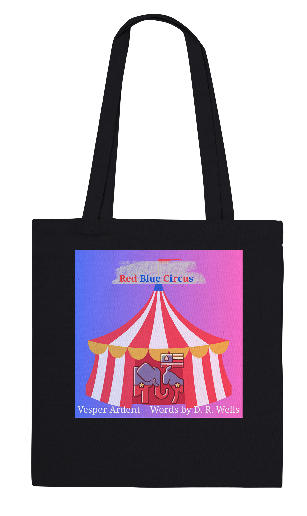 Red Blue Circus - Tote bag