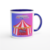 Red Blue Circus - Ceramic Mug