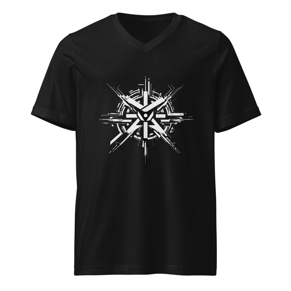 2KD Data Chip Unisex V-Neck Tee
