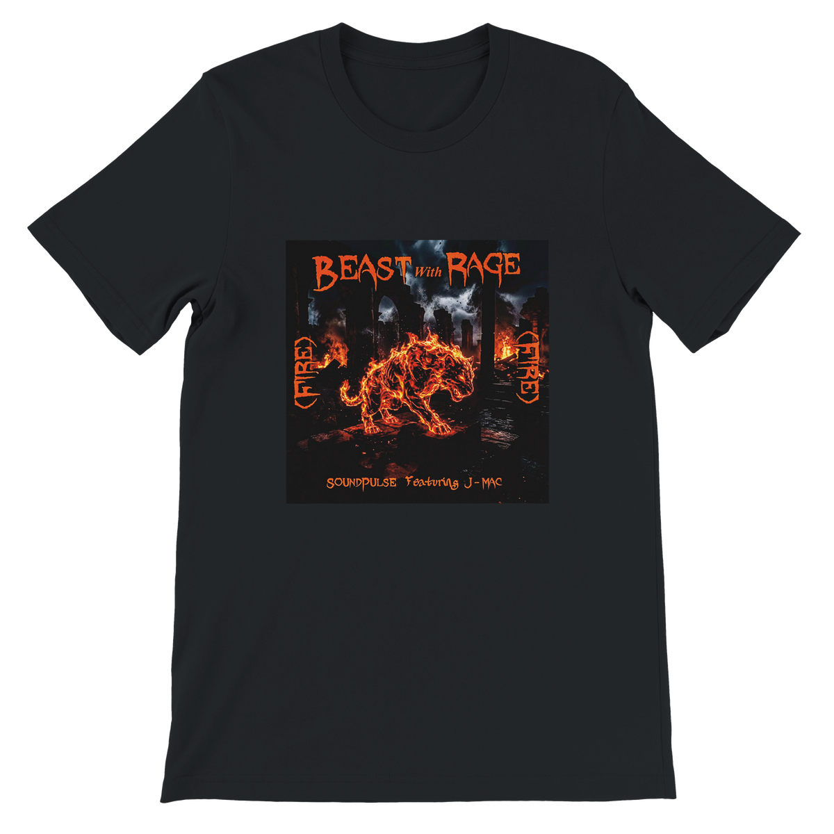 Beast With Rage (Fire) - Unisex T-Shirt