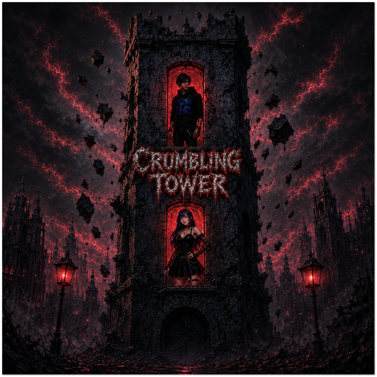 Crumbling Tower - Fine Art Poster