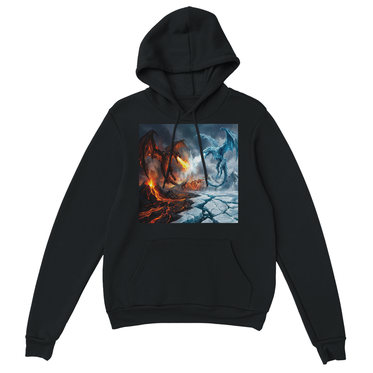 Fire and Ice - Classic Unisex Pullover Hoodie
