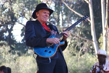 Greg Douglass, 2007, playing for an audience of 40,000+ people at Golden Gate Park, San Francisco
