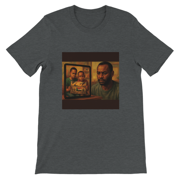 عبر الشاشة الباهتة - Unisex T-Shirt