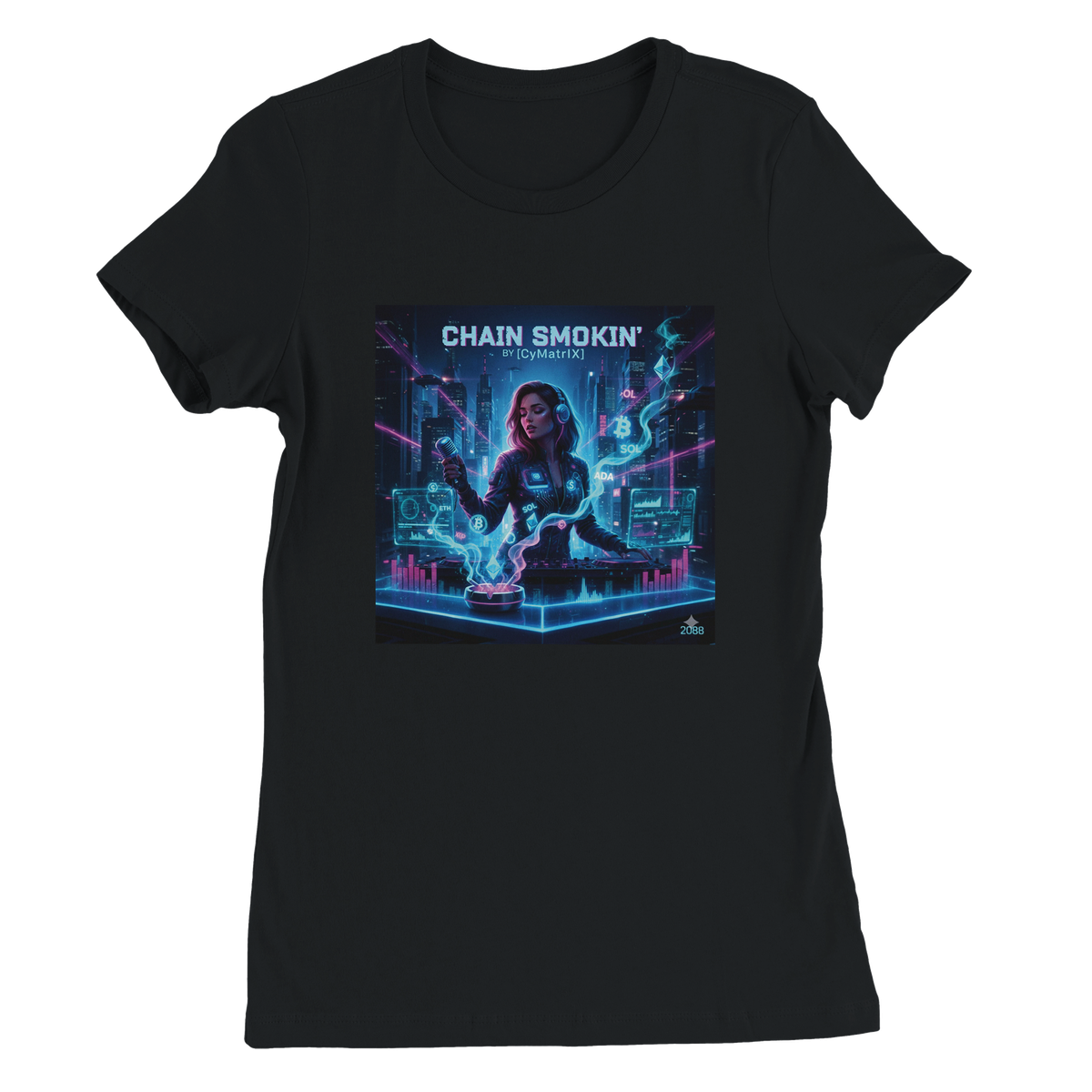 Chain Smokin' (feat. Andra Sabel) - Women’s Cut T-Shirt