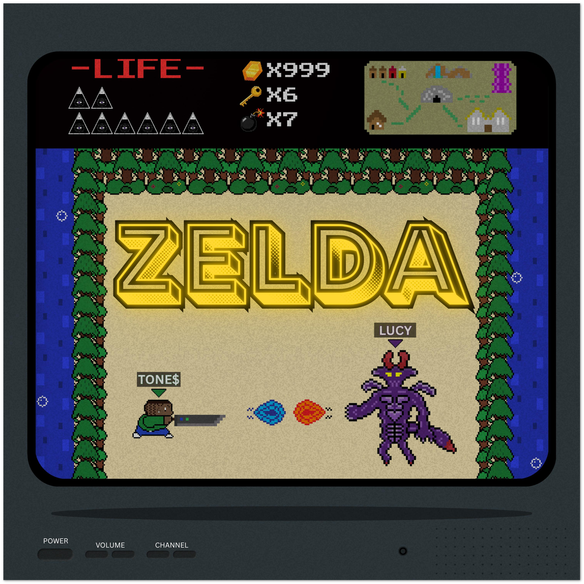 ZELDA - Fine Art Poster