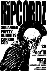 Ripcordz - Having a Riot Tour - 2026