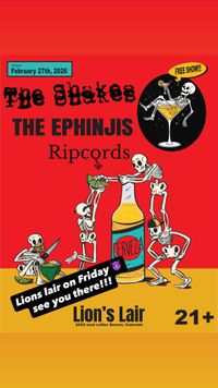 The Ephinjis / The Ripcords / The Shvkes