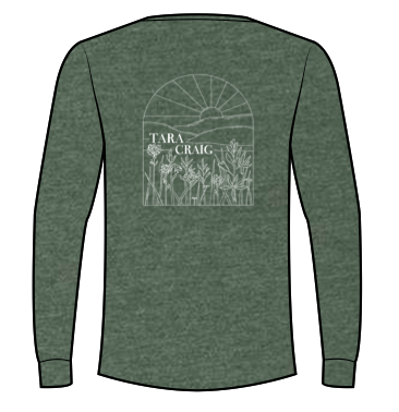 Bella+Canvas Unisex Heather Forest Long Sleeve Tee