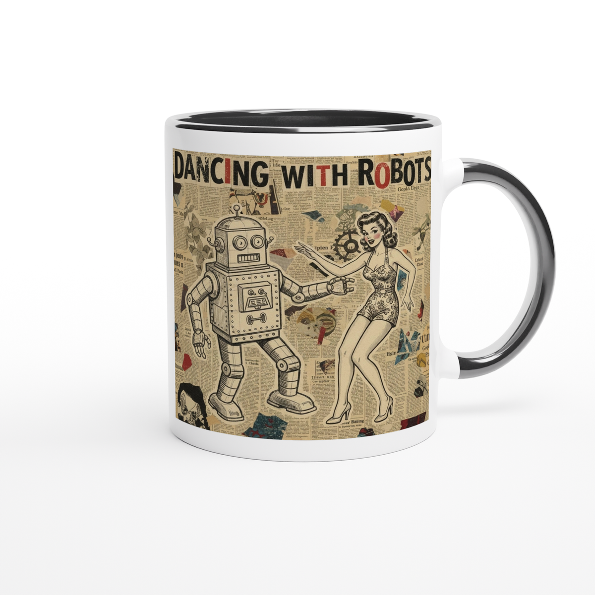 Dancing with Robots - Ceramic Mug